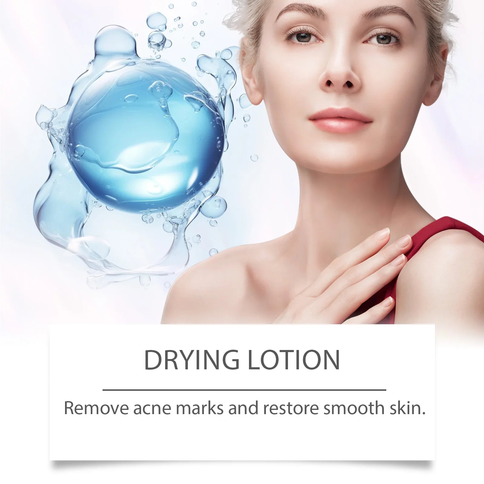 Salicylic Acid Essence Acne Treatment Lotion Moisturizing & Hydrating Facial Serum for Pore-Refining & Skin-Smoothing