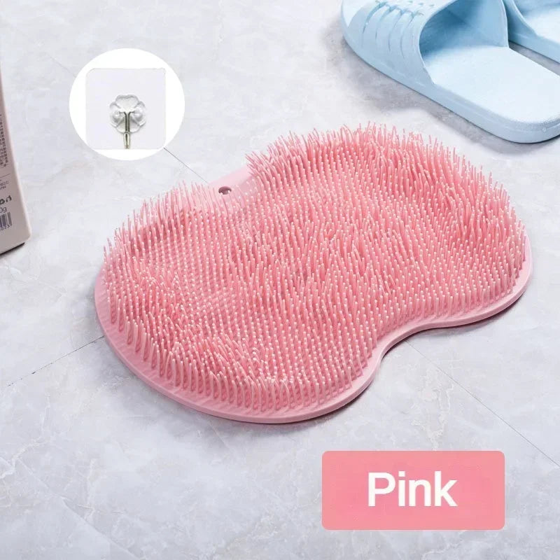 Back Scrubbing Brush Body Massage Foot Exfoliating Dead Skin Removal Bath Shower with Suction Cups African Sponge for Bathing