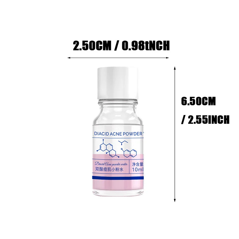 10ml pink salicylic acid concentrated acne essence - containing salicylic acid, lactose acid, calamine, double acid dual care, s