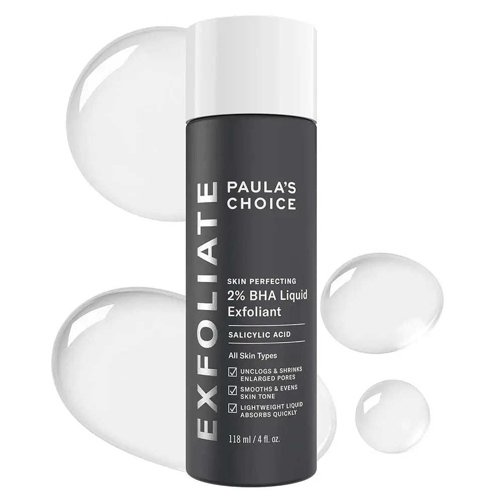 Salicylic Acid Serum 2% Exfoliates Deeply Cleanses Skincare Gently Effectively Shrinking Enlarged Pores Brighten Skin Tone
