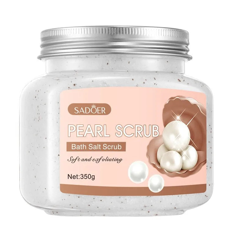 350g Body Scrub, Cleanses the Body, Has Exfoliating, Moisturizing, and Smoothing Properties, Suitable for Facial and Body Care, Low Sensitivity, Physical Exfoliation, Can Be Used on Legs, Knees, Feet, Arms, Hands, and the Ent