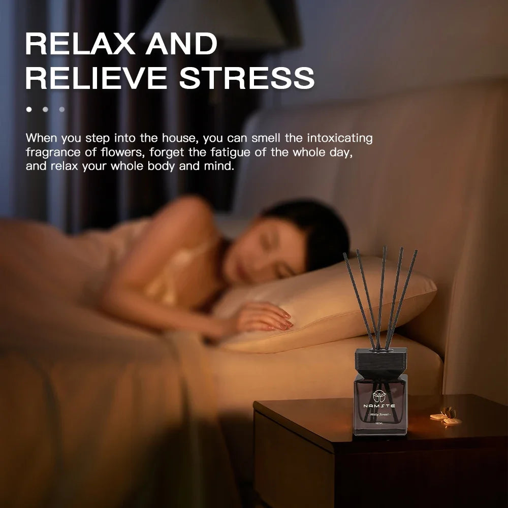 NAMSTE 100ml Burj Al Arab Reed Diffuser Oil Hilton Shangri-La Hotel Lasting Aromatherapy Fragrance perfume Essential Oils Home
