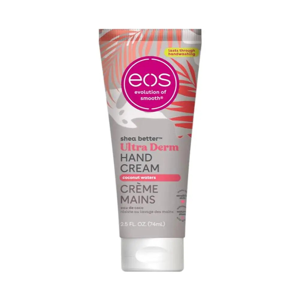 EOS Shea Better 74ml Hand Cream - Ultra Derm Moisturizing Shea Butter Enriched For Dry Cracked Skin Repair 24H Hand Skin Care