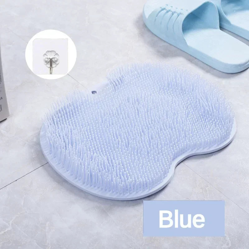 Back Scrubbing Brush Body Massage Foot Exfoliating Dead Skin Removal Bath Shower with Suction Cups African Sponge for Bathing