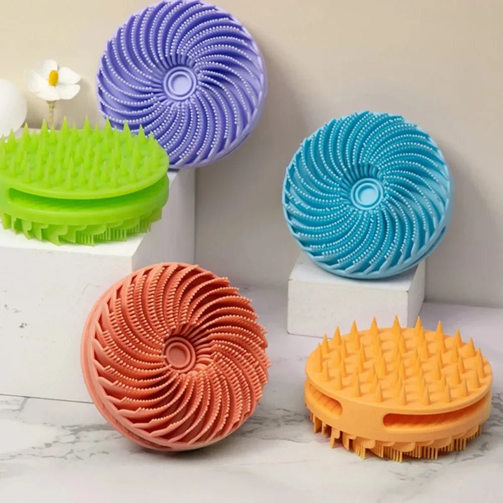 Soft Silicone Body Scrubber Scalp Exfoliating Non-irritating Body Wash Massager Bath Shower Brush Body Scrub Skin Care Bath Tool