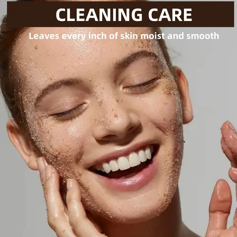 350g Body Scrub, Cleanses the Body, Has Exfoliating, Moisturizing, and Smoothing Properties, Suitable for Facial and Body Care, Low Sensitivity, Physical Exfoliation, Can Be Used on Legs, Knees, Feet, Arms, Hands, and the Ent