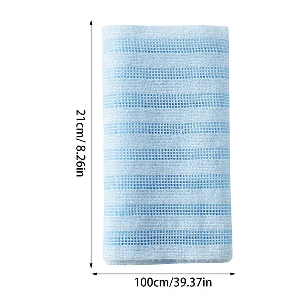 Body Back Wash Exfoliator Towel Bath Scrubber Exfoliating Scrub, Lightweight Shower Sponge Bathroom Daily Accessories