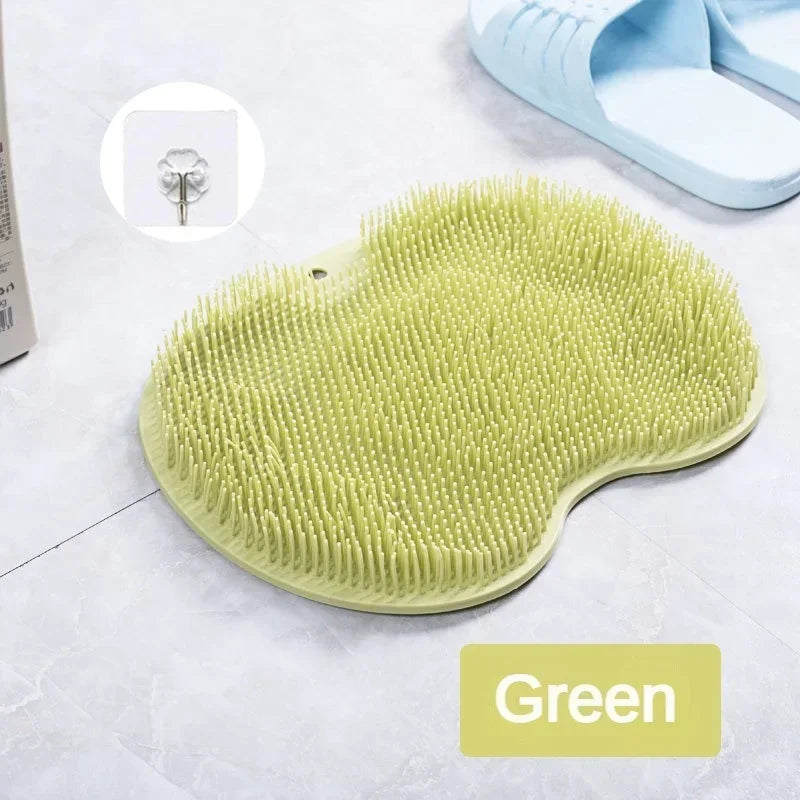 Back Scrubbing Brush Body Massage Foot Exfoliating Dead Skin Removal Bath Shower with Suction Cups African Sponge for Bathing