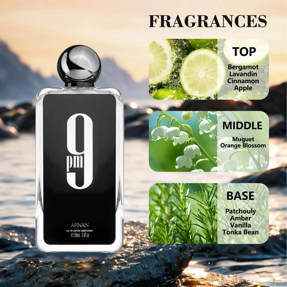 Afnan 9 PM Rebel EDP 100ml