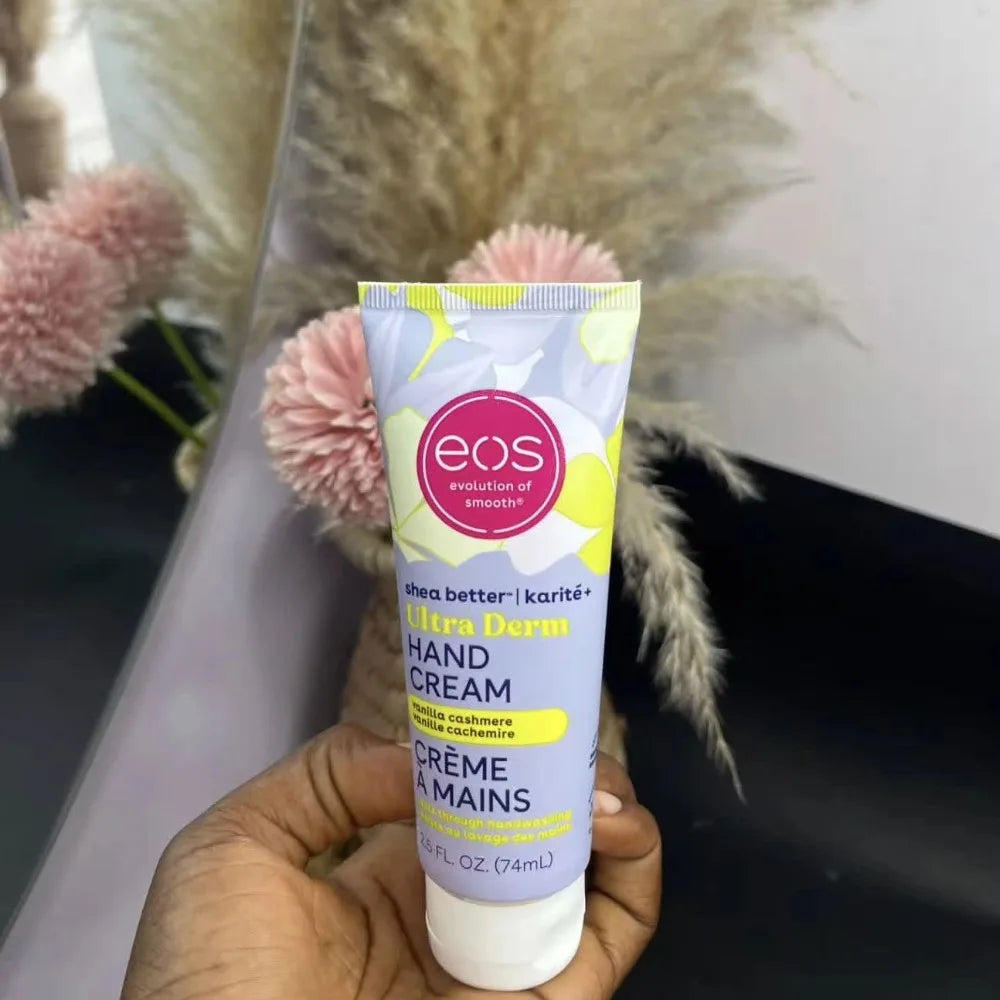 EOS Shea Better 74ml Hand Cream - Ultra Derm Moisturizing Shea Butter Enriched For Dry Cracked Skin Repair 24H Hand Skin Care