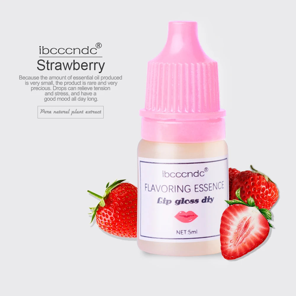 5ml Fragrance Oil For Lip Gloss DIY Soap Making Lipgloss Essence Flavor Homemade Lip Gloss Essential Fragrance Oils