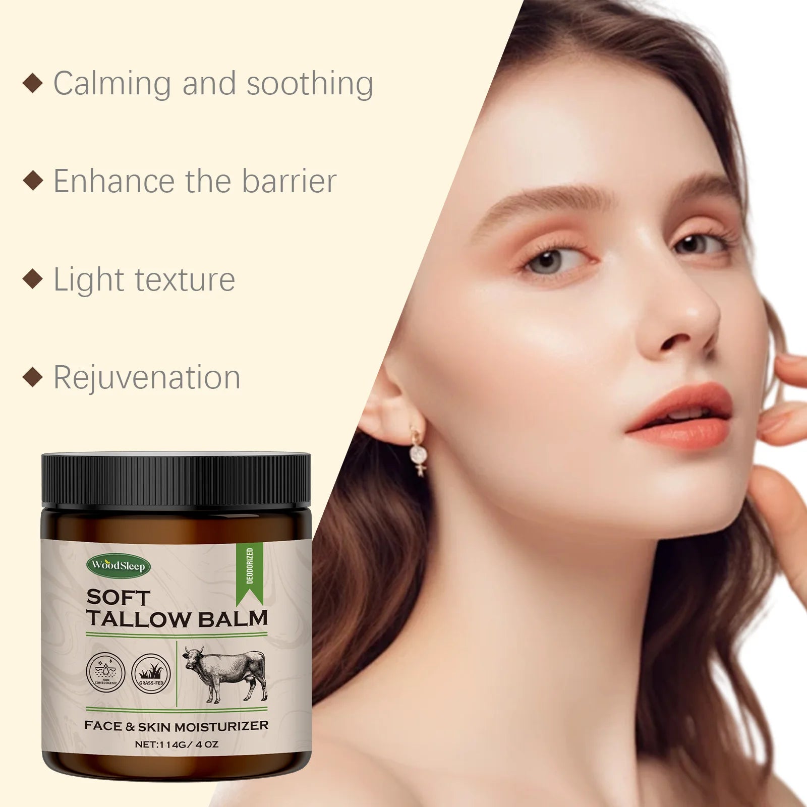 Crude Shea Butter Cream Deep Moisturizing Nourishing Multi Purpose For Extremely Dry Skin Face Hand Body All Season Skin Care