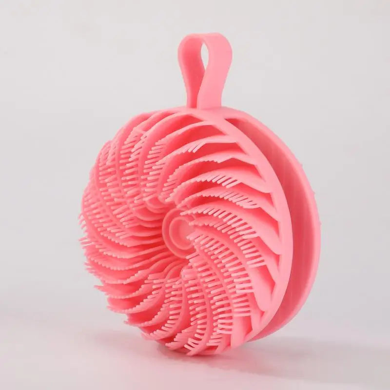 Soft Silicone Body Scrubber – Gentle Exfoliating Shower Brush for Scalp and Skin, Ideal for Daily Bath and Massage