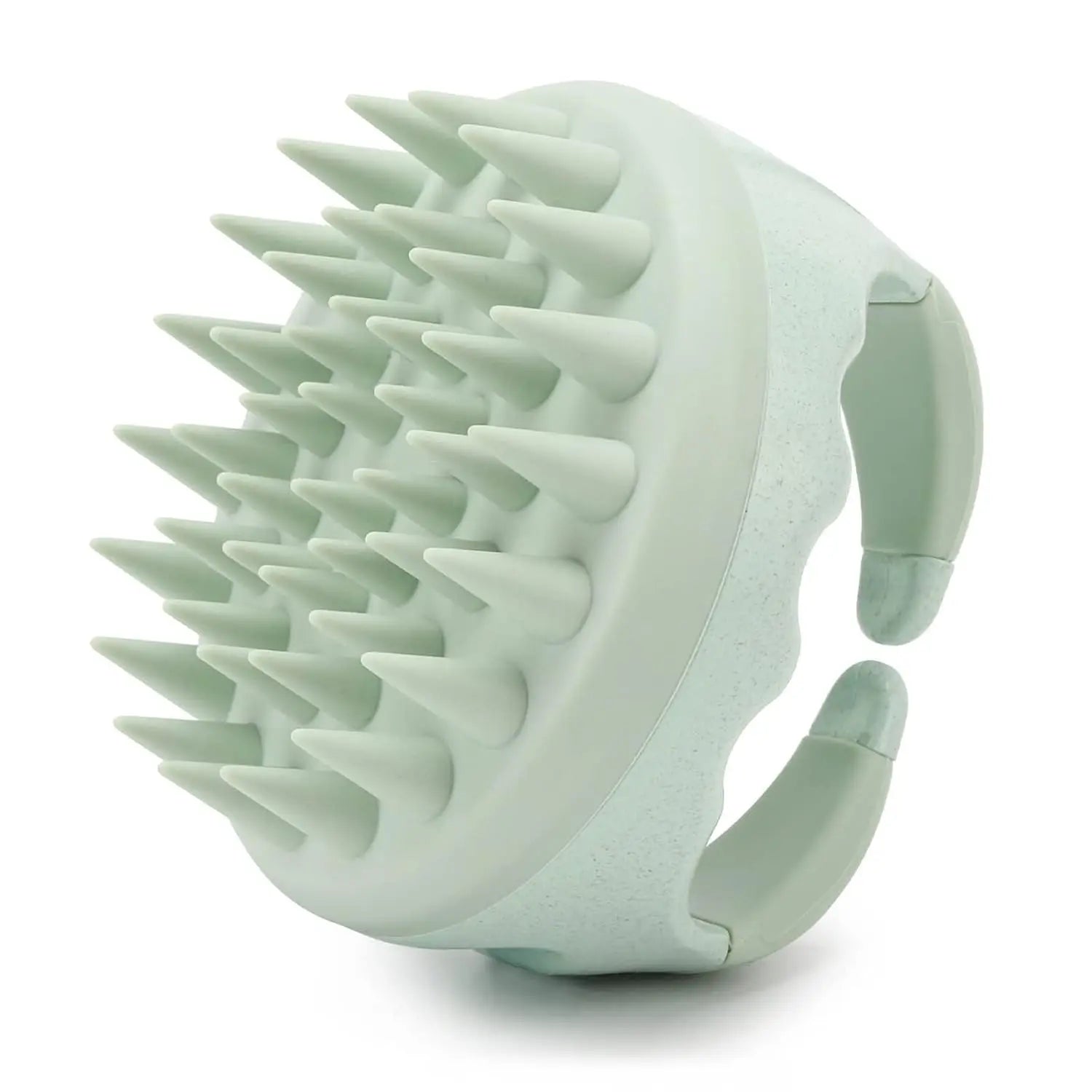 Scalp Massager Shampoo Brush Silicone Hair Scrubber Exfoliating Washing For Dandruff Removal Beige Bath Care Accessory Tool
