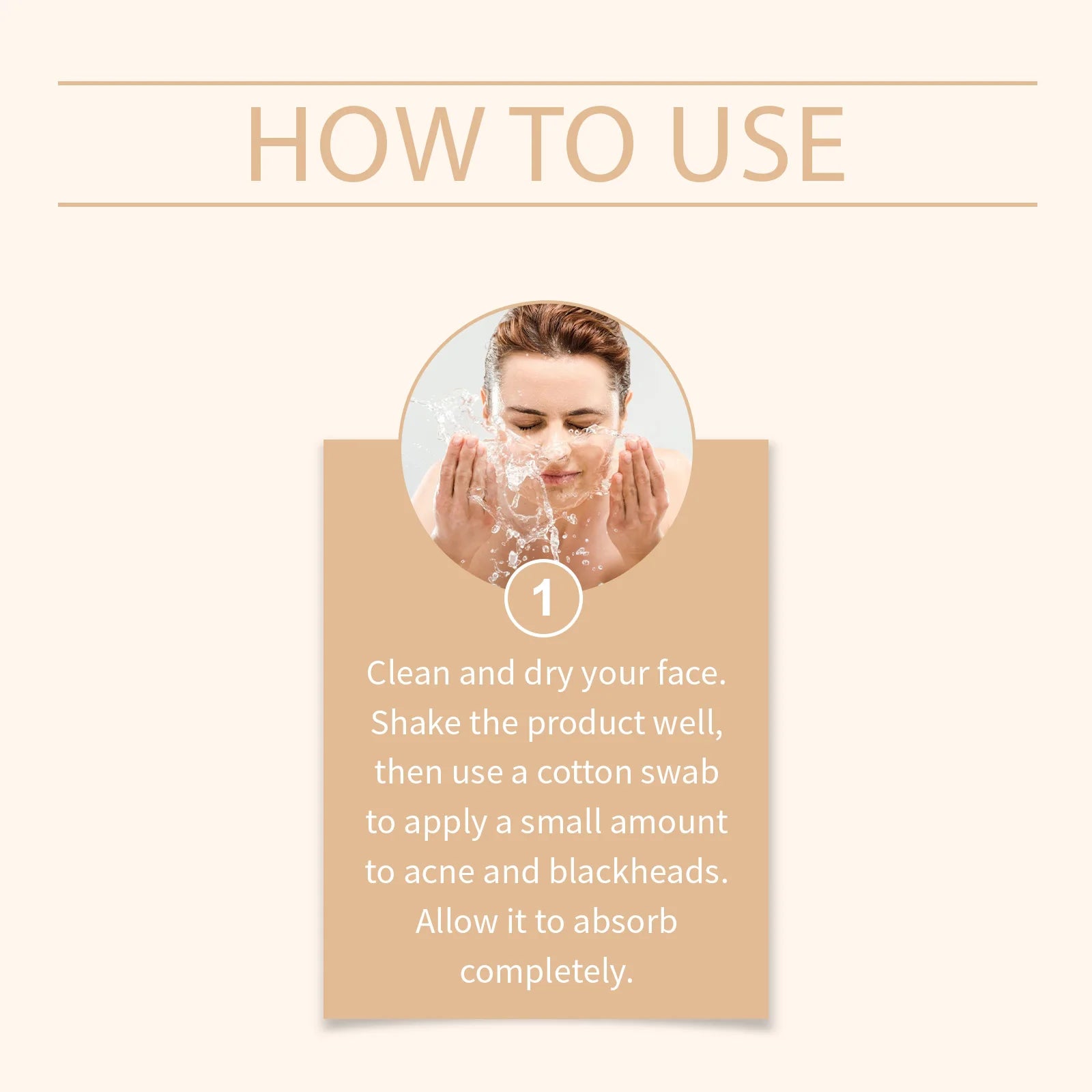 Acne Buster Salicylic Acid Lotion With Cotton Swab Set Oil Control Blackhead Remover Pore Cleanser Face Treatment Essence Serum