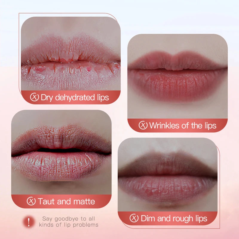SADOER Bubble Lip Scrub Lips Brightening Moisturizing Anit-Wrinkles Nourishing Exfoliating Lip Cream Exfoliator Skin Care