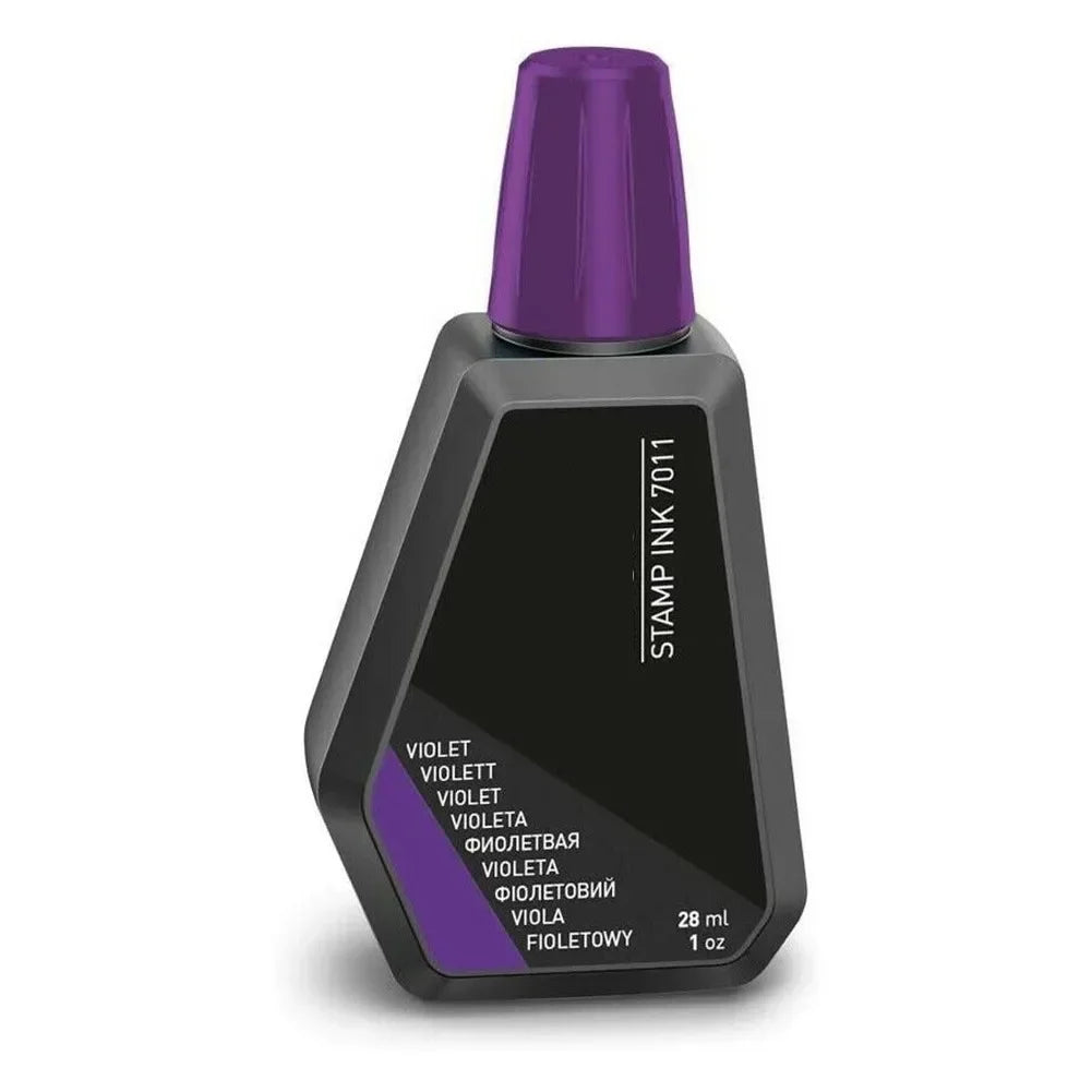 Tro Dat 7011 Stamp Pad Ink 28 Ml (Colours) Red / Blue / Black / Green / Purple For All Ink Pads That Can Be Refilled Tools
