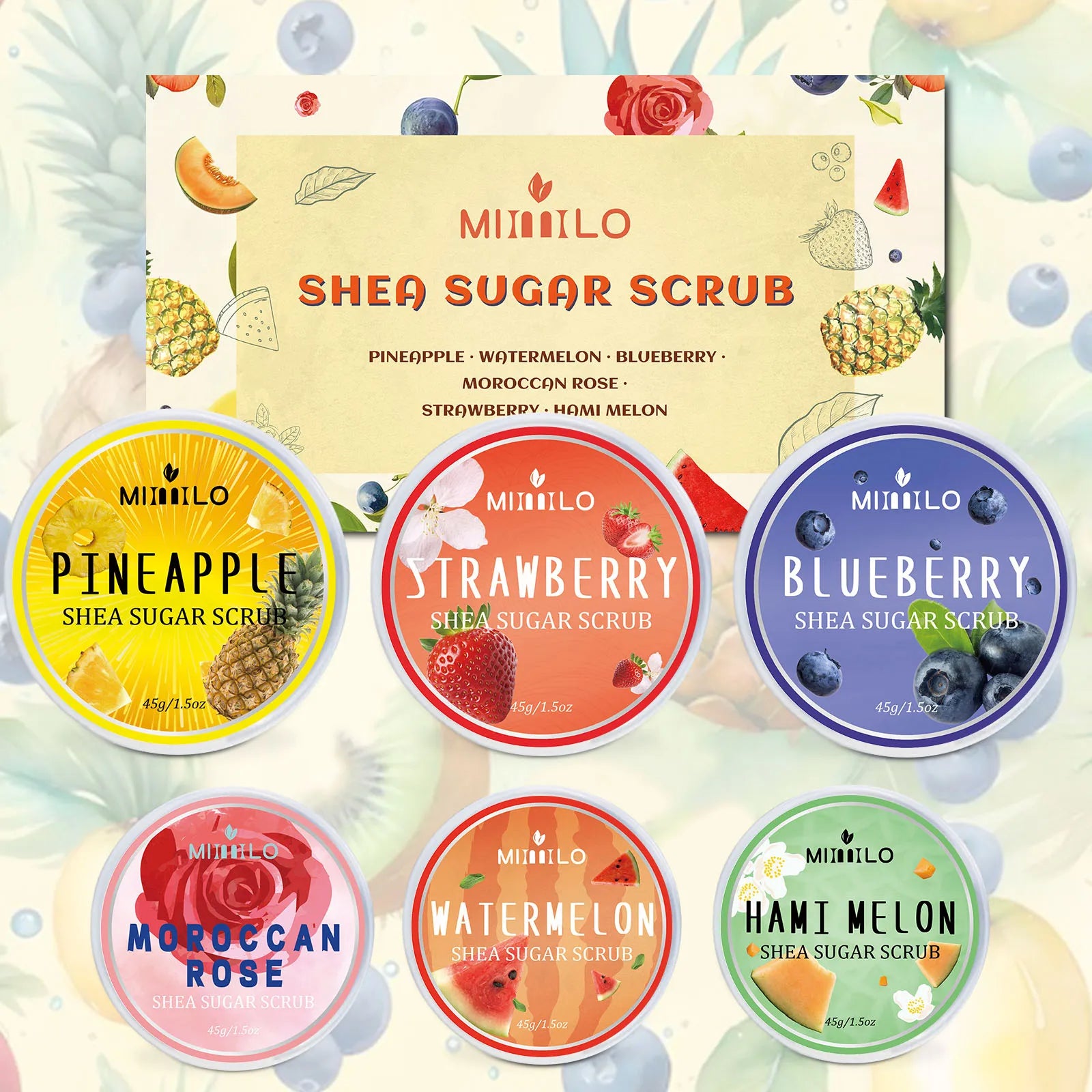 SHEA SUGAR SCRUB, exfoliating scrub, smooth and beautiful skin, moisturizing and nourishing care, can be used on the whole body