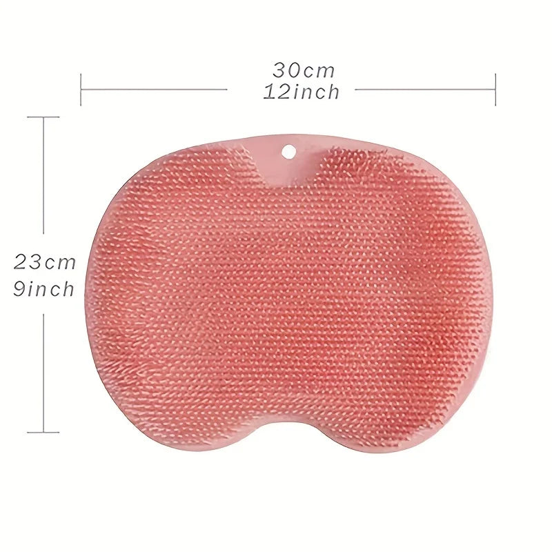 Back Scrubbing Brush Body Massage Foot Exfoliating Dead Skin Removal Bath Shower with Suction Cups African Sponge for Bathing