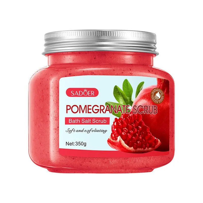 350g Body Scrub, Cleanses the Body, Has Exfoliating, Moisturizing, and Smoothing Properties, Suitable for Facial and Body Care, Low Sensitivity, Physical Exfoliation, Can Be Used on Legs, Knees, Feet, Arms, Hands, and the Ent