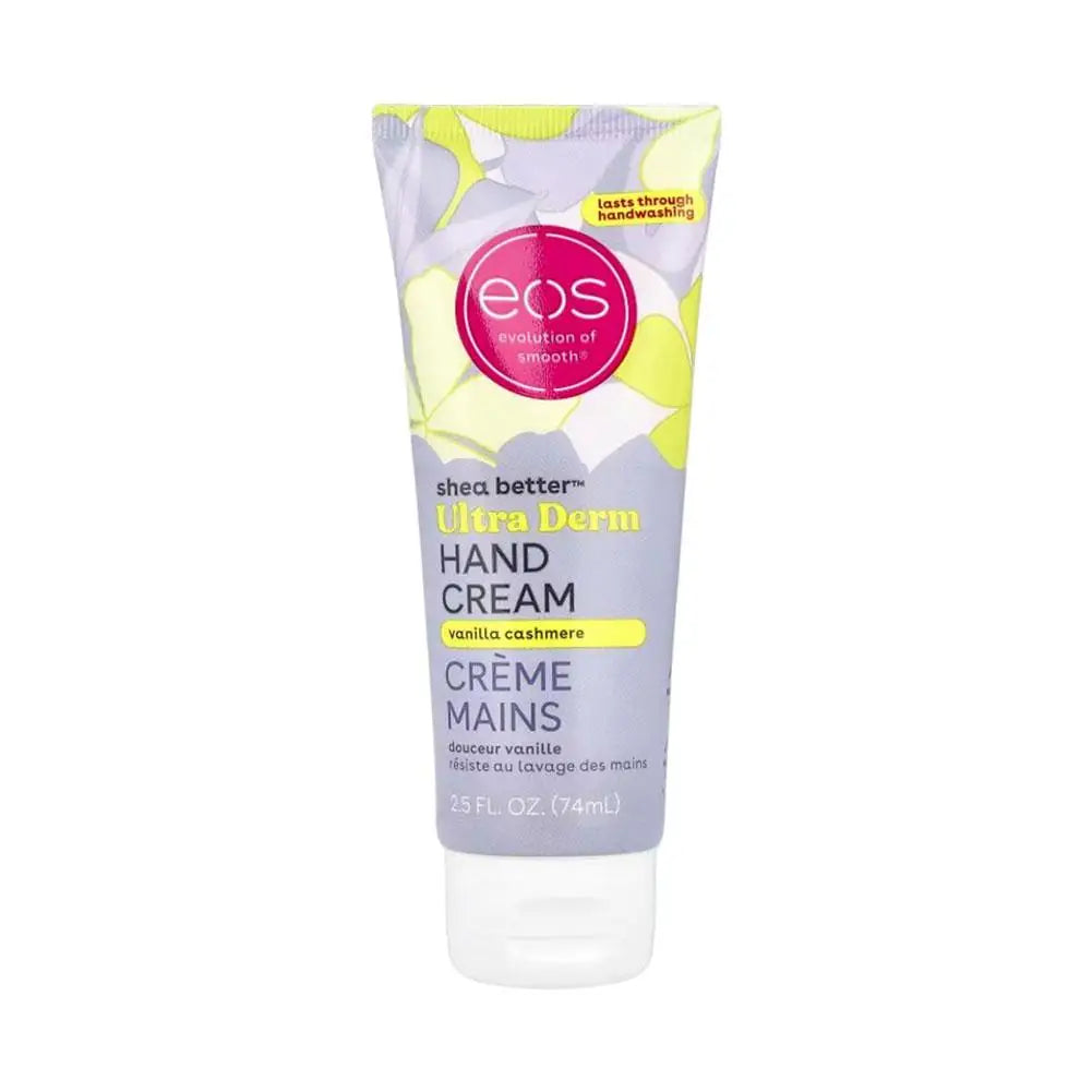 EOS Shea Better 74ml Hand Cream - Ultra Derm Moisturizing Shea Butter Enriched For Dry Cracked Skin Repair 24H Hand Skin Care