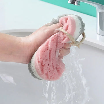 Soft Bath Sponge Body Scrub Bast Wisp Massage Brush Body Washcloth Skin Scrubber Relax Exfoliating Skincare Shower Accessories