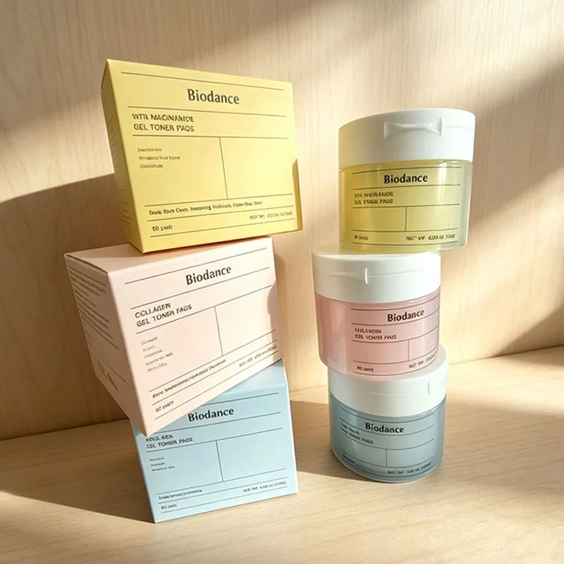 Biodance Gel Toner Pads & Ampoule Serum Deeply Moisturize Improve Skin Hydration For Skin Typ For All Skin Typ Natural Skin Care