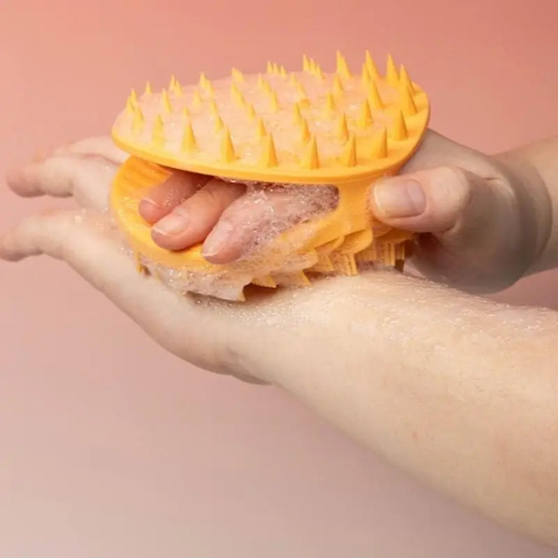 Soft Silicone Body Scrubber – Gentle Exfoliating Shower Brush for Scalp and Skin, Ideal for Daily Bath and Massage