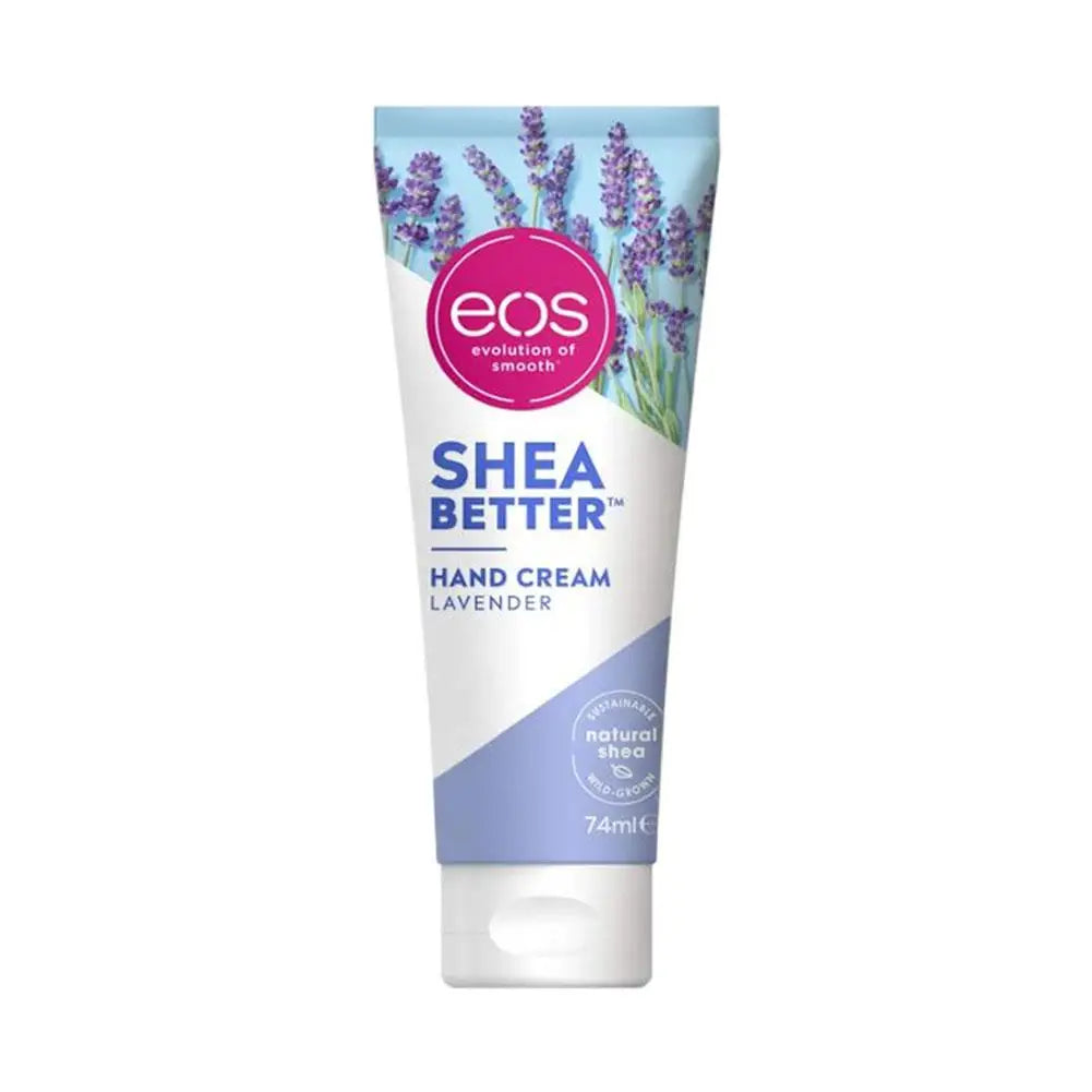 EOS Shea Better 74ml Hand Cream - Ultra Derm Moisturizing Shea Butter Enriched For Dry Cracked Skin Repair 24H Hand Skin Care