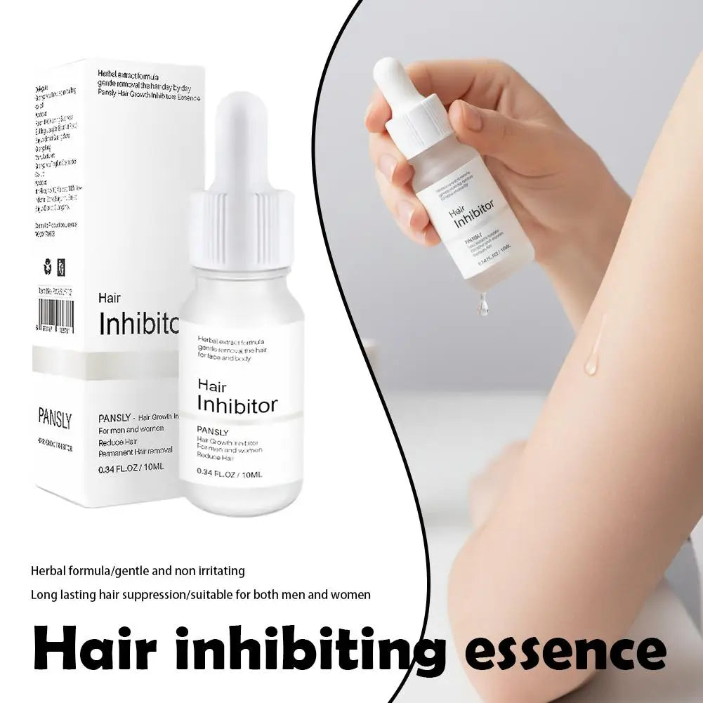 Hair Growth Inhibitor Serum Oil Stop Hair Growth Permanent Hair Removal Reduction For Face Body Painless Moisturizing Skin Care
