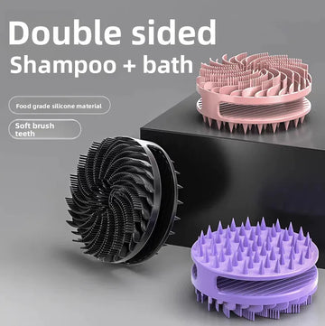 Soft Silicone Body Scrubber – Gentle Exfoliating Shower Brush for Scalp and Skin, Ideal for Daily Bath and Massage