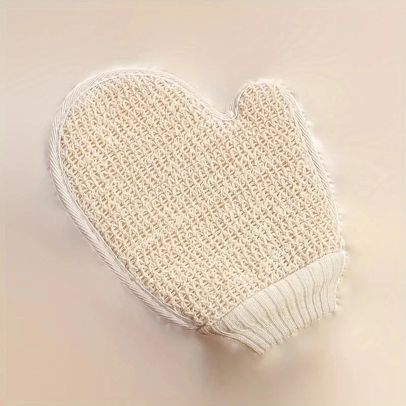 1pcs Cotton and Linen Body Scrub Brush - Gentle Exfoliating Shower Brush, Deep Cleansing & Massage