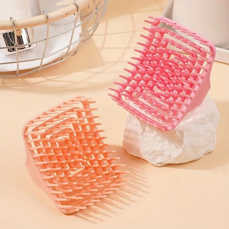 Scalp Massage Shampoo Brush - Deep Cleansing & Exfoliation, Hollow Design, Easy Hair Care Tool for Men Women Wet Dry