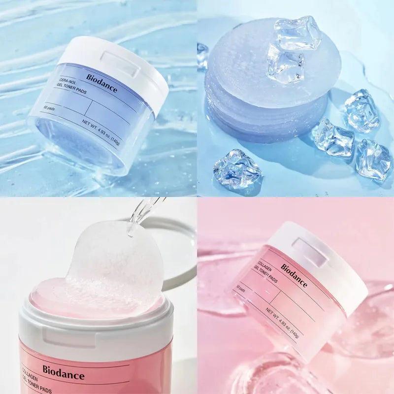 Biodance Gel Toner Pads & Ampoule Serum Deeply Moisturize Improve Skin Hydration For Skin Typ For All Skin Typ Natural Skin Care