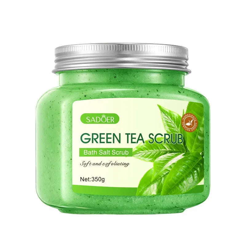 350g Body Scrub, Cleanses the Body, Has Exfoliating, Moisturizing, and Smoothing Properties, Suitable for Facial and Body Care, Low Sensitivity, Physical Exfoliation, Can Be Used on Legs, Knees, Feet, Arms, Hands, and the Ent