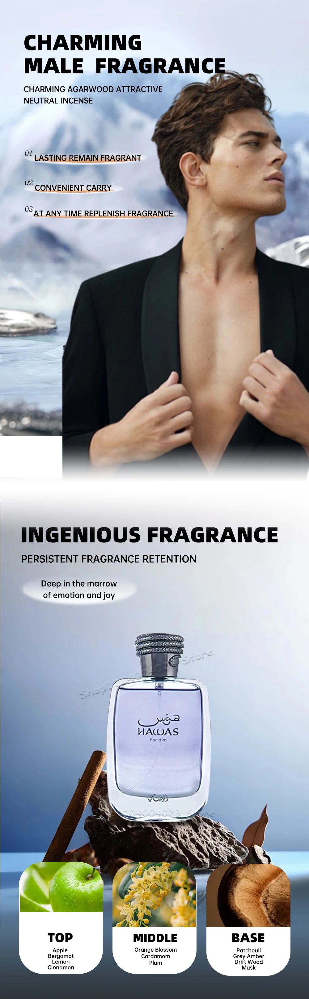 Rasasi Hawas for Men EDP 100ml