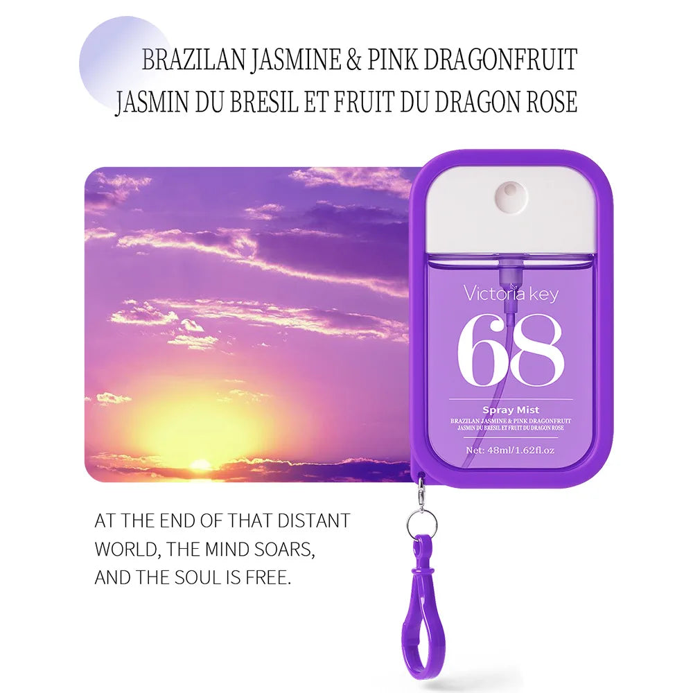 Brazilian Digital Spray Perfume - Fresh Khaki Long-Lasting Alcohol-Free Ladies Fragrance Convenient for Travel