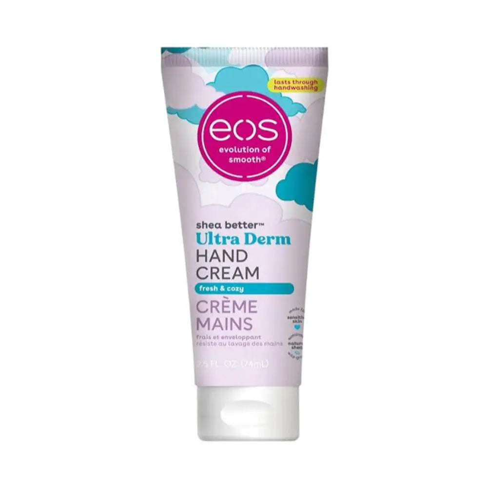 EOS Shea Better 74ml Hand Cream - Ultra Derm Moisturizing Shea Butter Enriched For Dry Cracked Skin Repair 24H Hand Skin Care