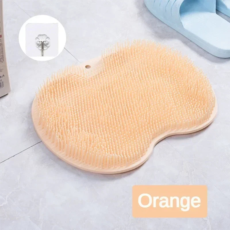 Back Scrubbing Brush Body Massage Foot Exfoliating Dead Skin Removal Bath Shower with Suction Cups African Sponge for Bathing