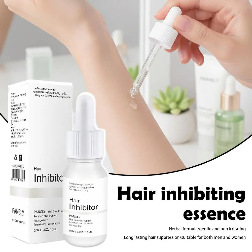 Hair Growth Inhibitor Serum Oil Stop Hair Growth Permanent Hair Removal Reduction For Face Body Painless Moisturizing Skin Care