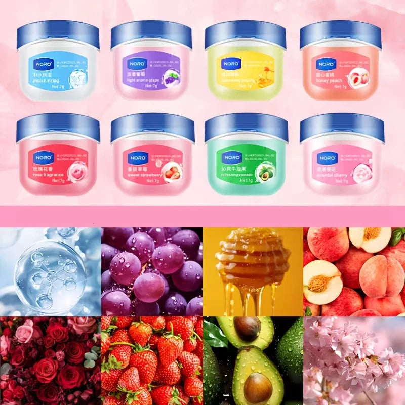 6-pack non-alcoholic moisturizing lip mask, suitable for all skin types, containing nourishing ingredients - fruity lip care
