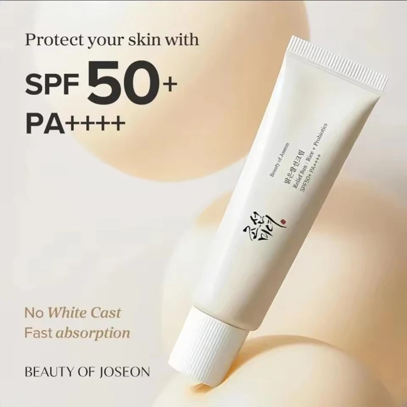 Beauty of Joseon Mild Facial Cleansing Cleanser Toner Essence Hydrate Skincare SPF50+ Anti UV Rice Probiotic Sun Block Sunscreen