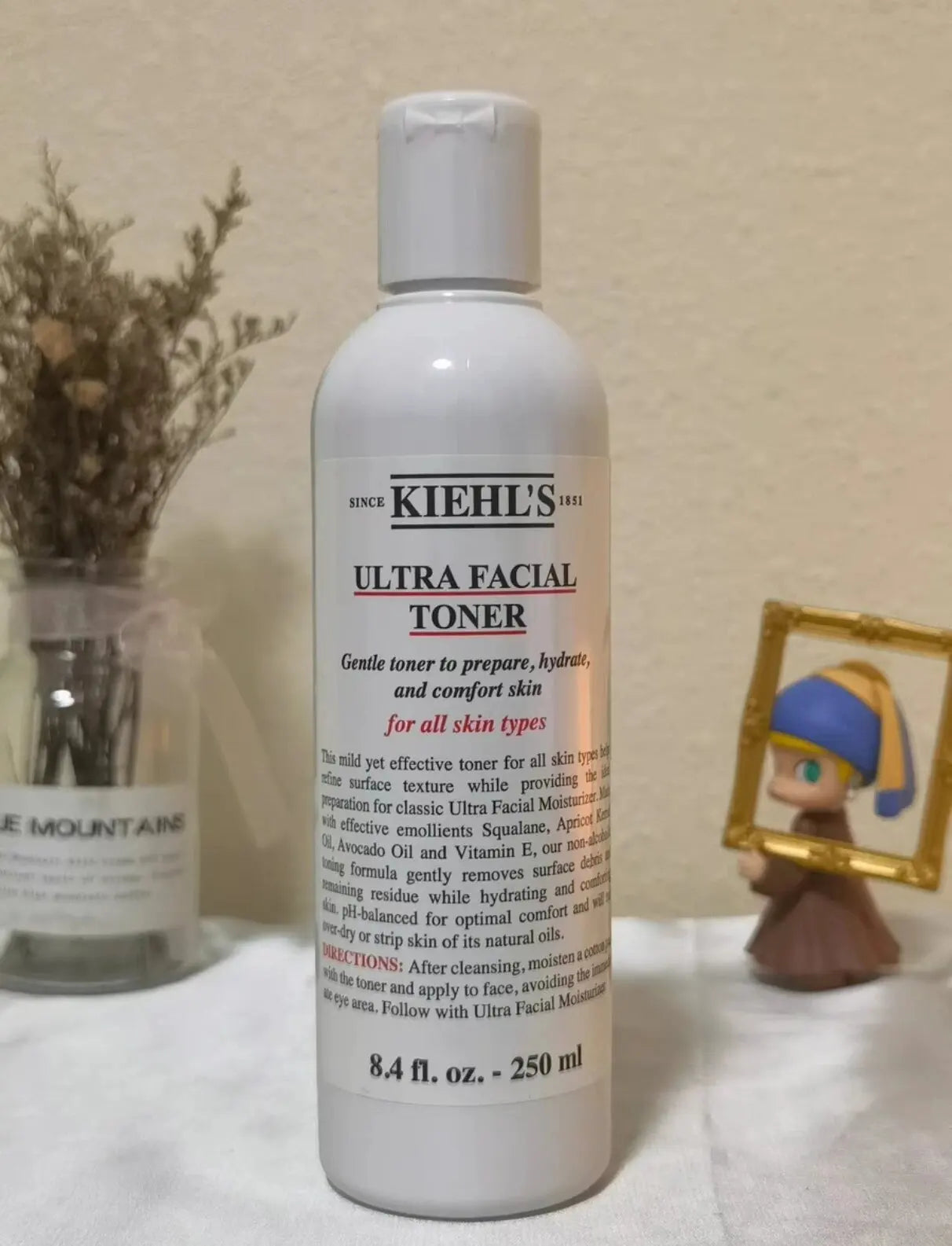 Kiehl's Ultra Facial Hydrating Essence Toner 250ml 40ml Deep Moisture Hydrating Face Toner for Dry Skin Long Lasting Hydration S