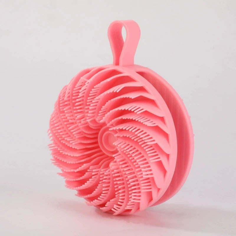 Soft Silicone Body Scrubber Scalp Exfoliating Non-irritating Body Wash Massager Bath Shower Brush Body Scrub Skin Care Bath Tool