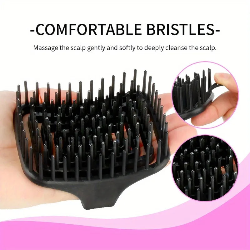Scalp Massage Shampoo Brush - Deep Cleansing & Exfoliation, Hollow Design, Easy Hair Care Tool for Men Women Wet Dry