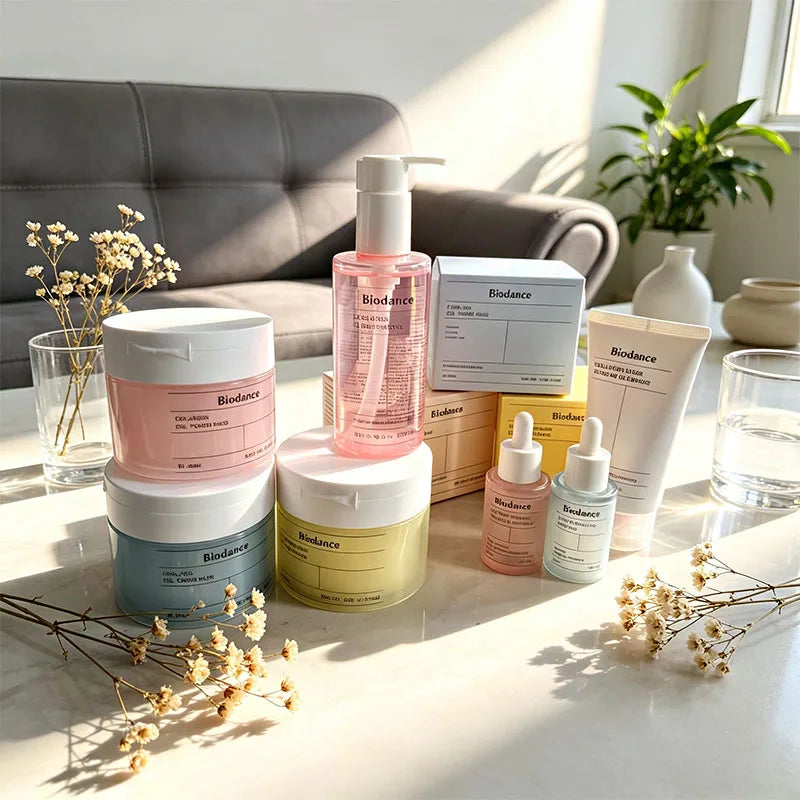 Biodance Gel Toner Pads Ampoule Serum Deeply Moisturize Improve Skin Hydration and Brightening for All Skin Typ Skin Care Suit
