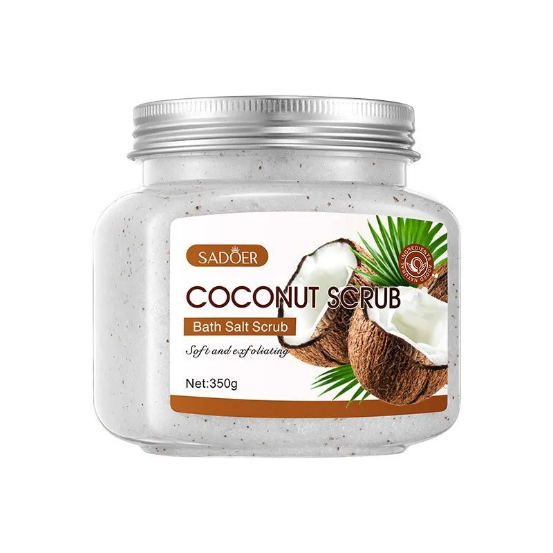 350g Body Scrub, Cleanses the Body, Has Exfoliating, Moisturizing, and Smoothing Properties, Suitable for Facial and Body Care, Low Sensitivity, Physical Exfoliation, Can Be Used on Legs, Knees, Feet, Arms, Hands, and the Ent