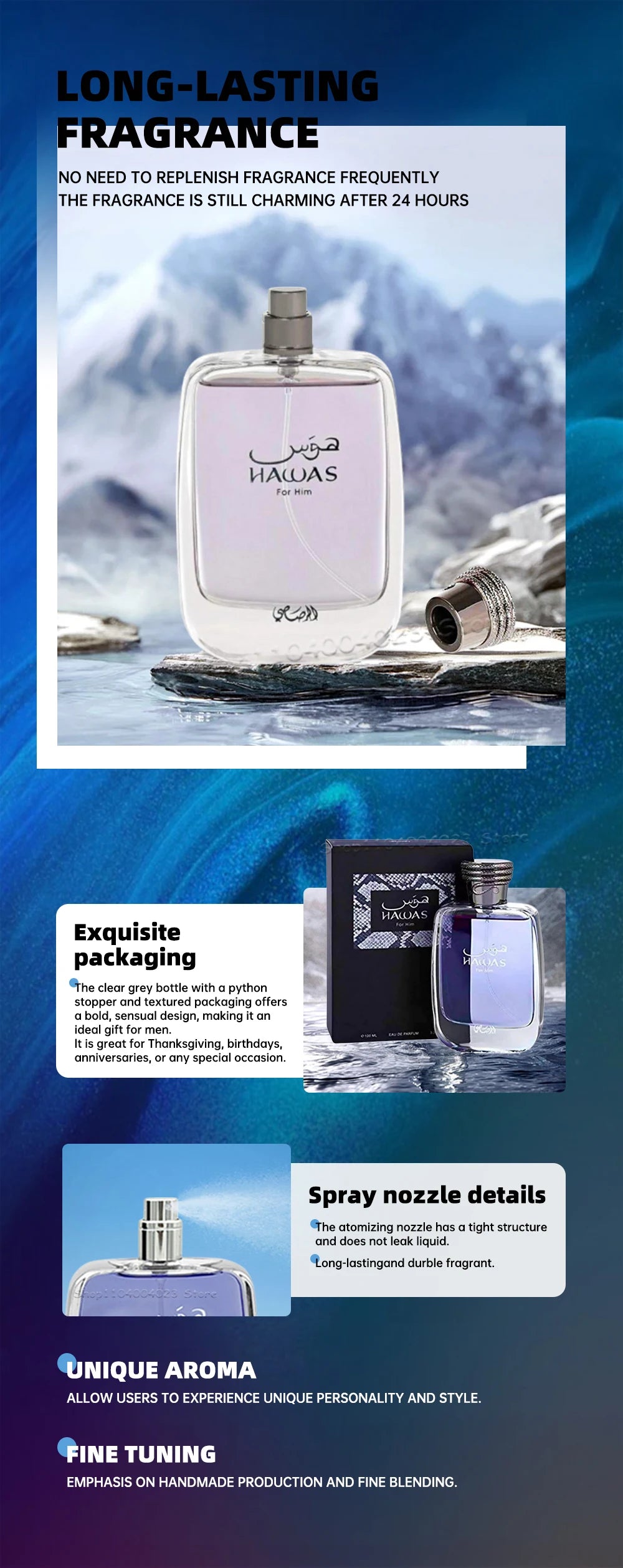 Rasasi Hawas for Men EDP 100ml