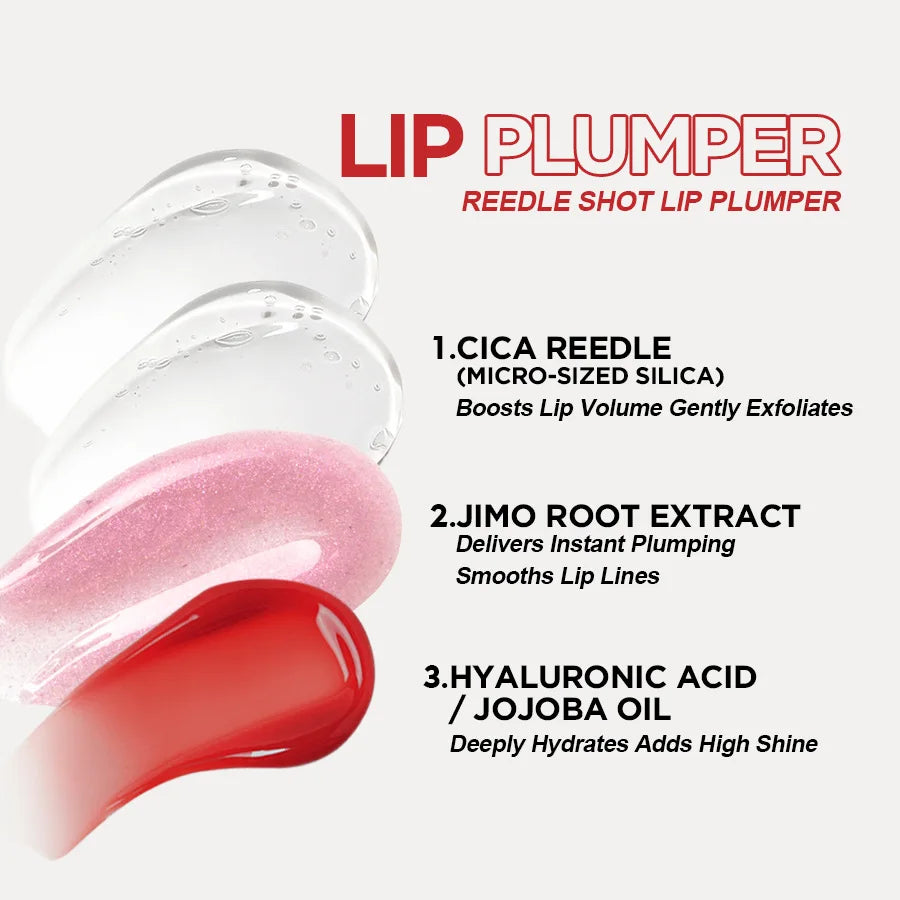 Lip Plumping Lip Serum - Natural Moisturizing Lip Oil with Glossy Finish, Non-Greasy Long-Lasting Lip for All Light Types