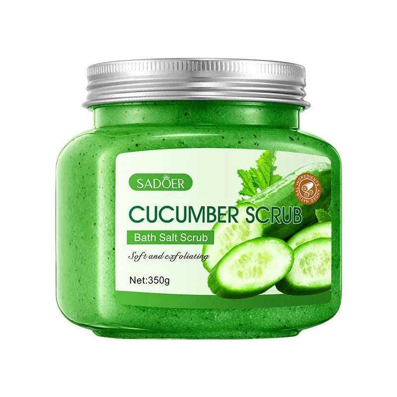 350g Body Scrub, Cleanses the Body, Has Exfoliating, Moisturizing, and Smoothing Properties, Suitable for Facial and Body Care, Low Sensitivity, Physical Exfoliation, Can Be Used on Legs, Knees, Feet, Arms, Hands, and the Ent